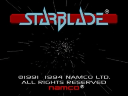 Starblade title screen for 3DO